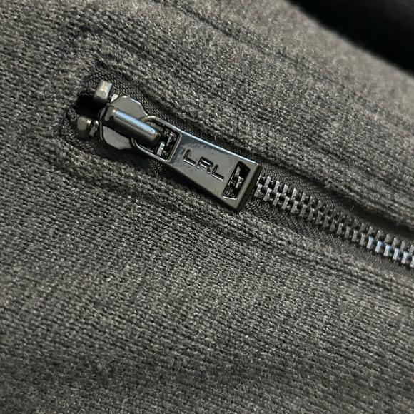 Ralph Lauren Charcoal and Black Knit Jacket - Picture 5 of 7